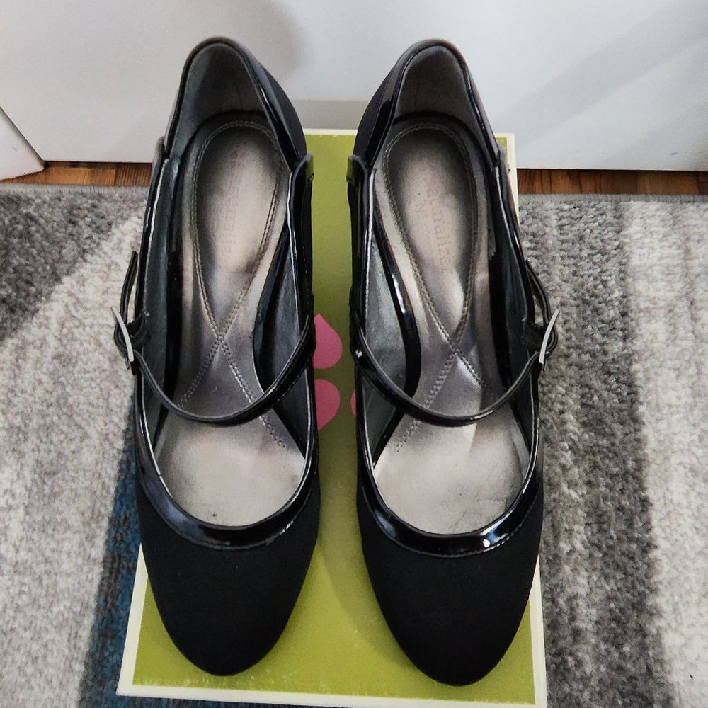 Naturalizer Women’s Black Fabric Brigid Mary Jane
